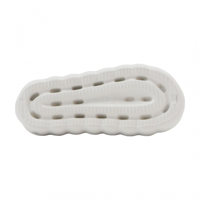 Papuci cu platforma H01alb [4]