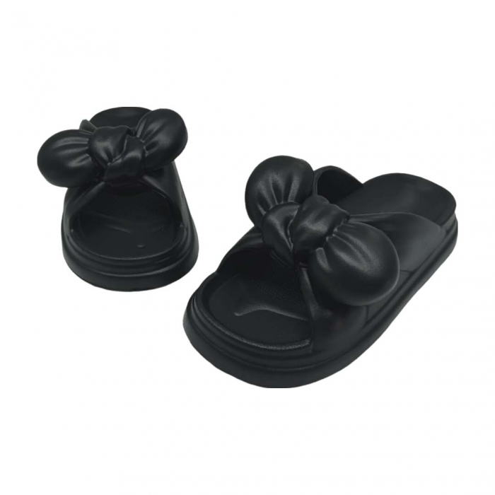 Papuci cu platforma H02negru [3]