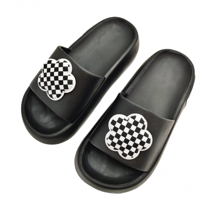 Papuci cu platforma H661negru [1]