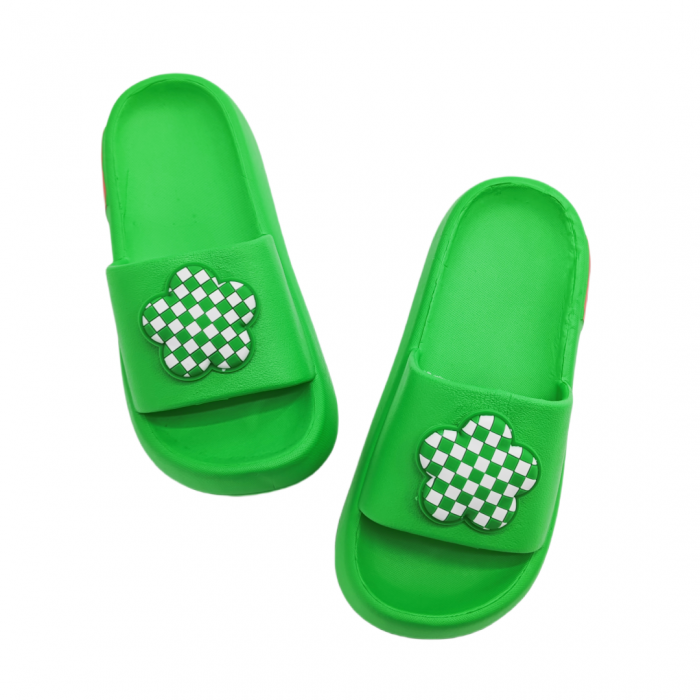 Papuci cu platforma H661verde [3]