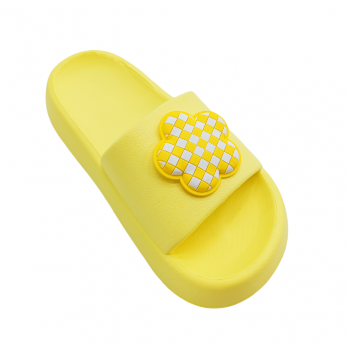 Papuci cu platforma H661galben [4]