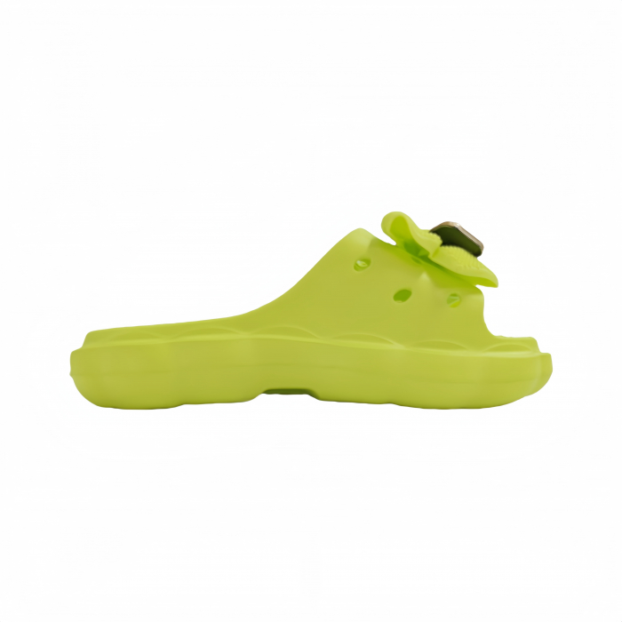 Papuci cu platforma si aplicatii decorative H09-1verde [2]