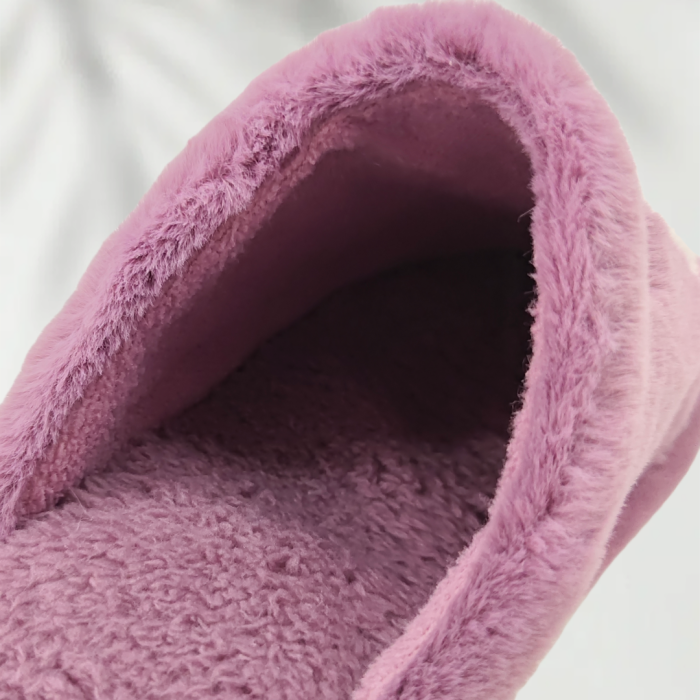 Papuci de casa cu motive Craciun L690mov [11]