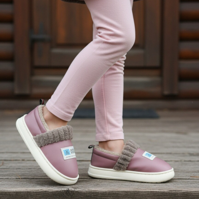 Papuci de casa imblaniti C105mov [1]