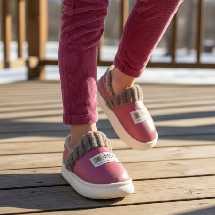 Papuci de casa imblaniti C105roz [2]