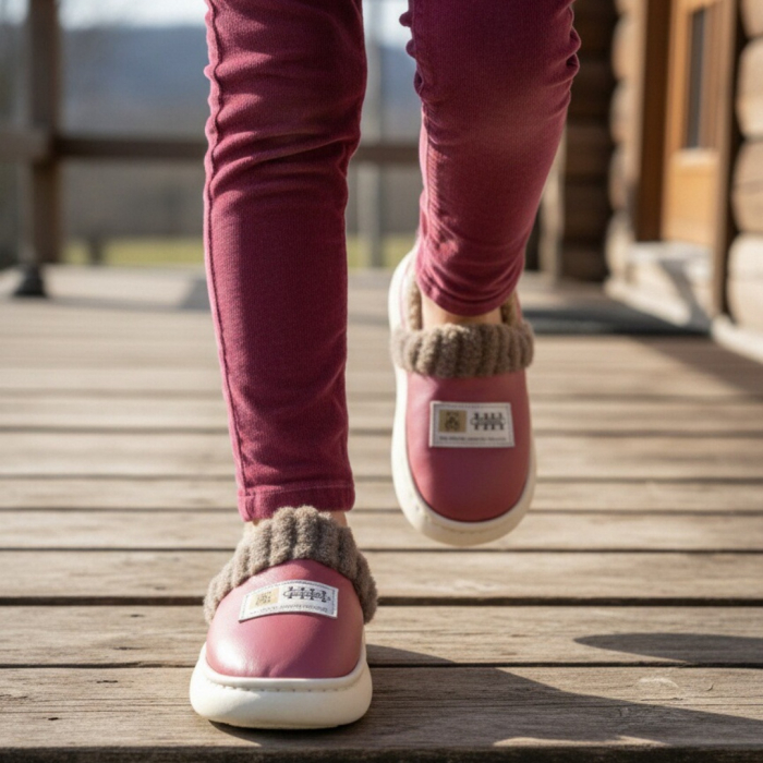 Papuci de casa imblaniti C105roz [4]