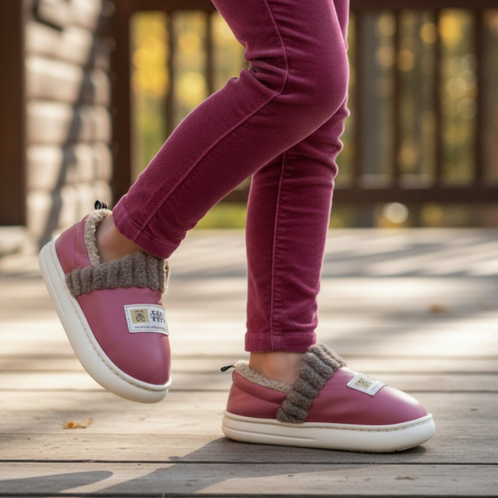 Papuci de casa imblaniti C105roz [1]