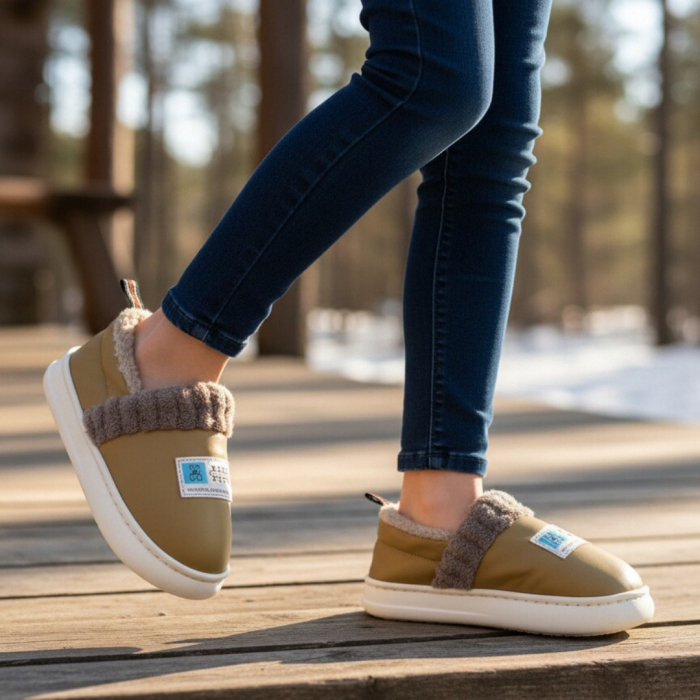 Papuci de casa imblaniti C105verde [2]