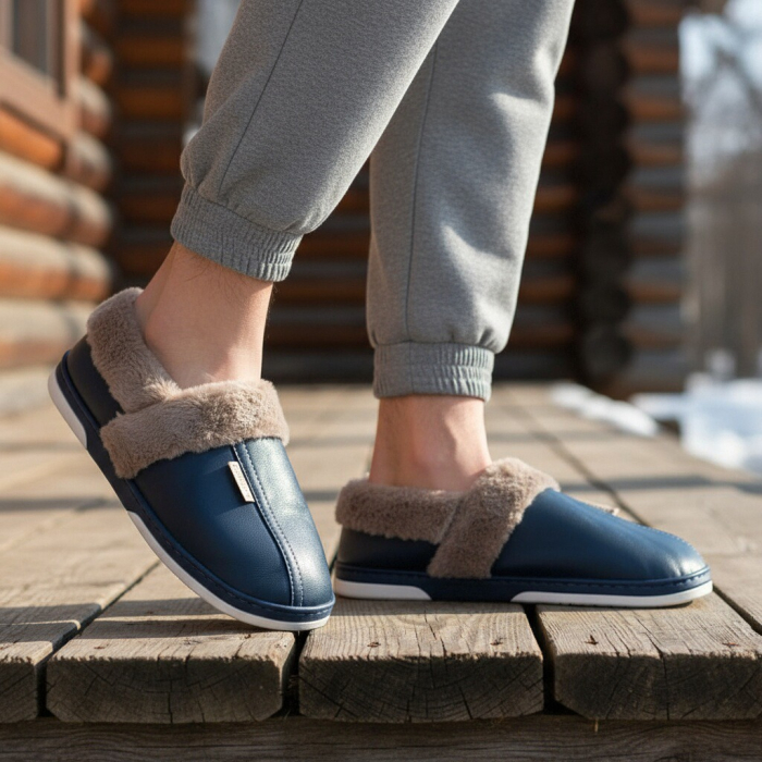 Papuci de casa imblaniti D310bleumarin [8]