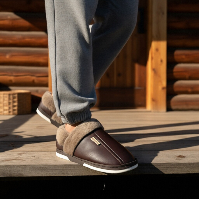 Papuci de casa imblaniti D310maro [14]