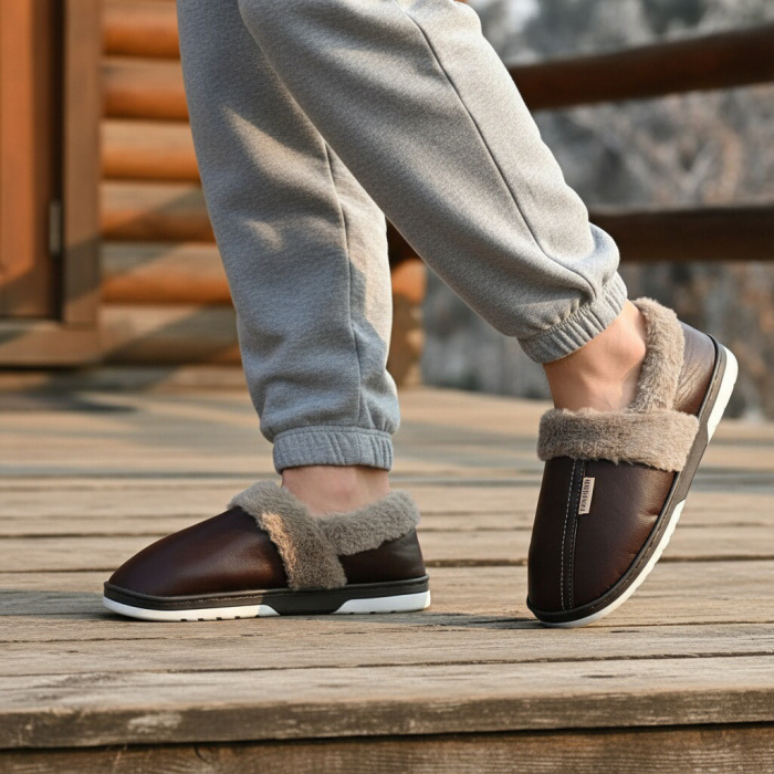 Papuci de casa imblaniti D310maro [12]