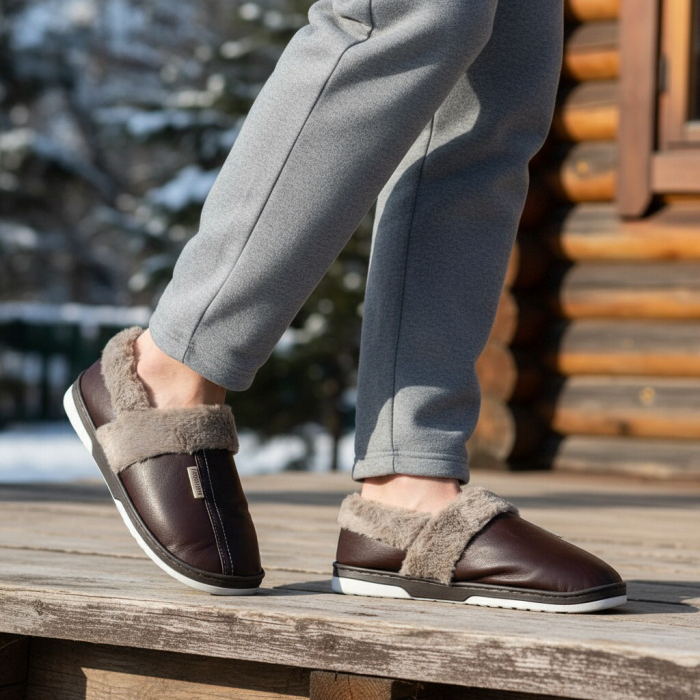 Papuci de casa imblaniti D310maro [13]