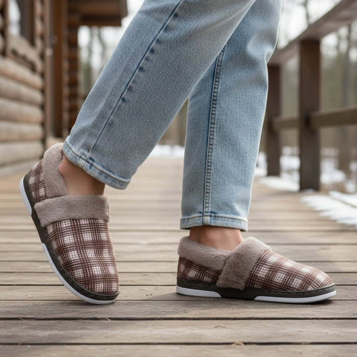 Papuci de casa imblaniti D311maro [3]