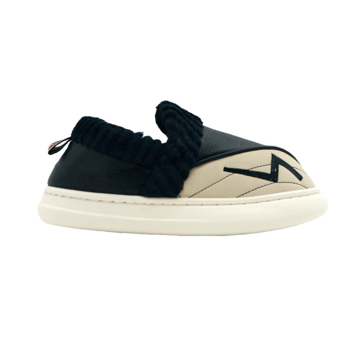 Papuci de casa imblaniti D327negru [3]