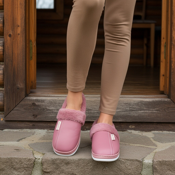 Papuci de casa imblaniti L603roz [4]