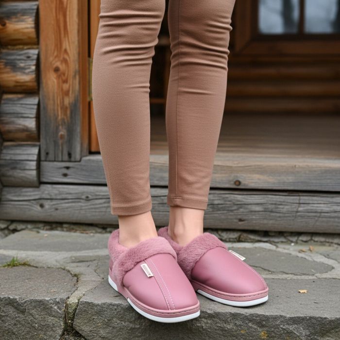 Papuci de casa imblaniti L603roz [3]