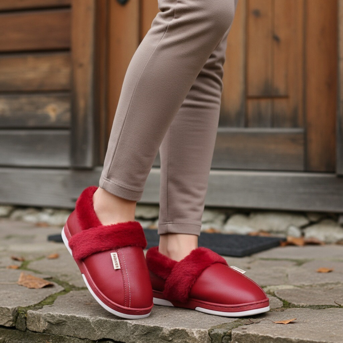 Papuci de casa imblaniti L603visiniu [1]