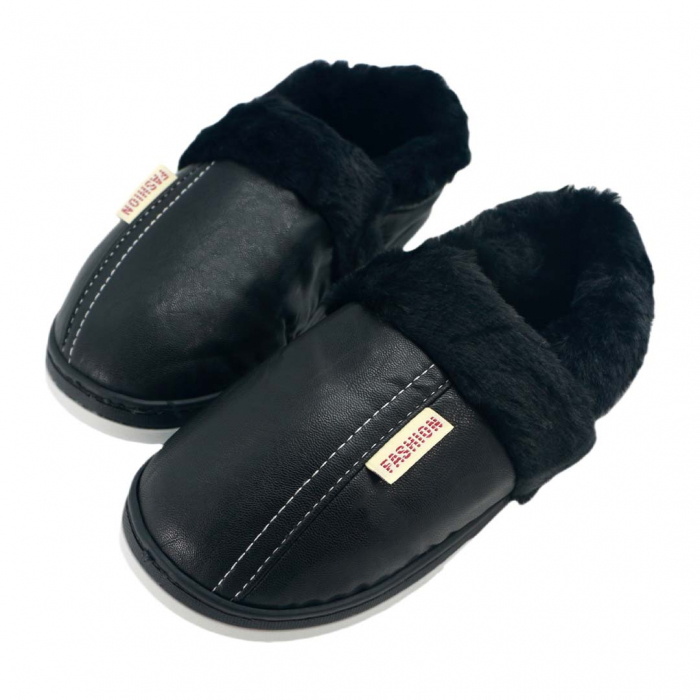 Papuci de casa imblaniti L603negru [6]