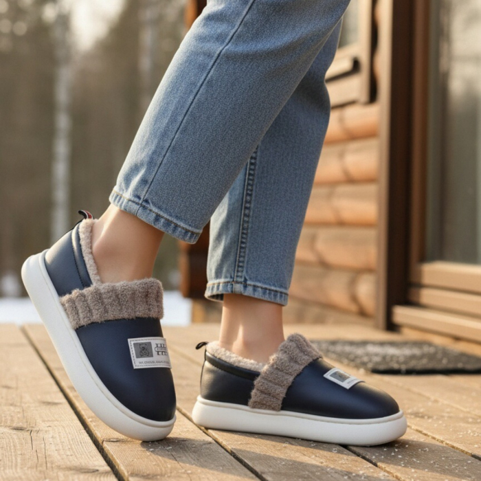 Papuci de casa imblaniti L611bleumarin [8]