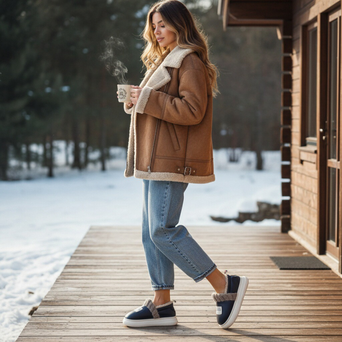 Papuci de casa imblaniti L611bleumarin [7]