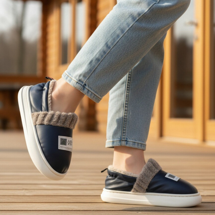 Papuci de casa imblaniti L611bleumarin [1]