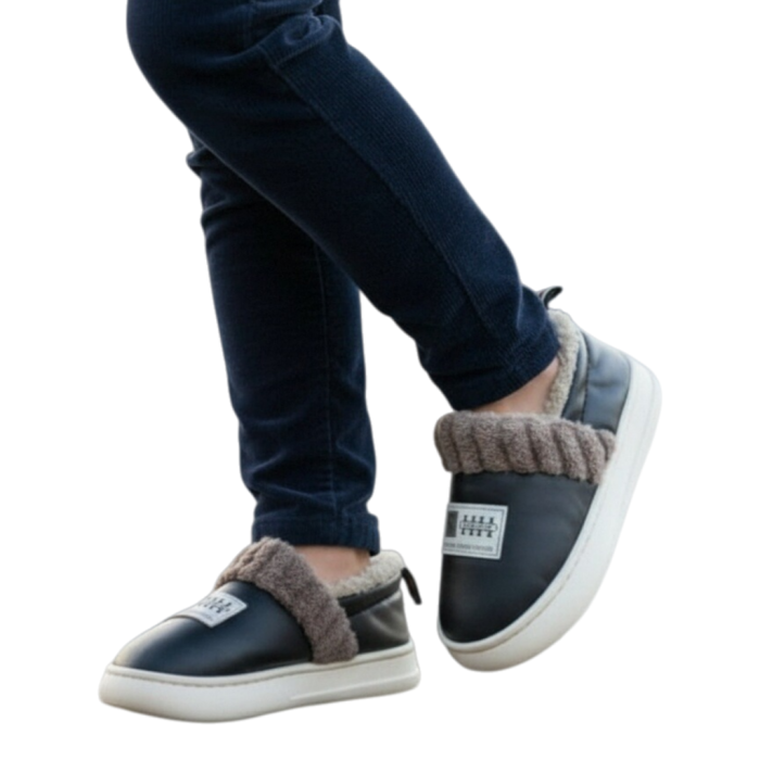 Papuci de casa imblaniti L611gri [2]