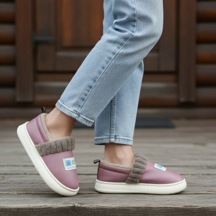 Papuci de casa imblaniti L611mov [1]