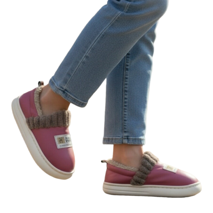 Papuci de casa imblaniti L611roz [2]