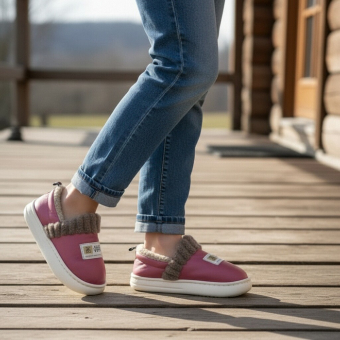 Papuci de casa imblaniti L611roz [7]