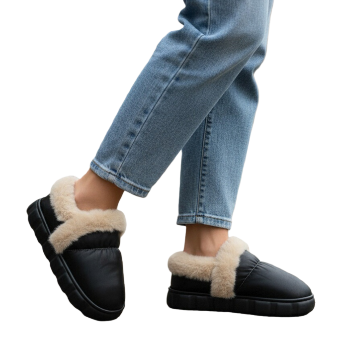 Papuci de casa imblaniti L639negru [2]