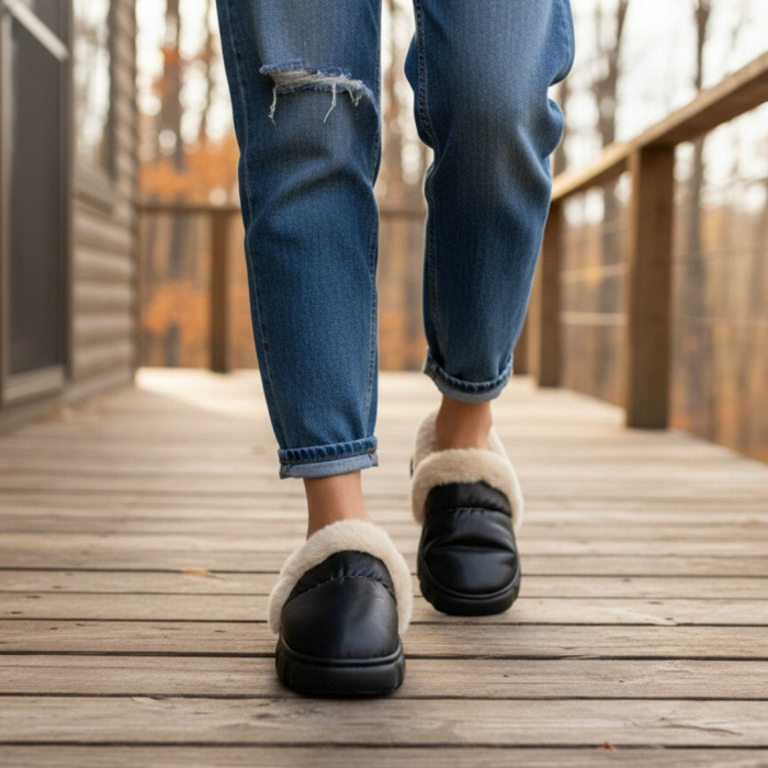 Papuci de casa imblaniti L639negru [9]