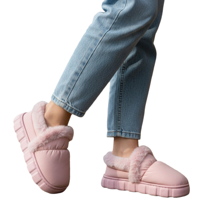Papuci de casa imblaniti L639roz [1]