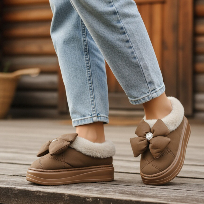 Papuci de casa imblaniti L737maro [3]