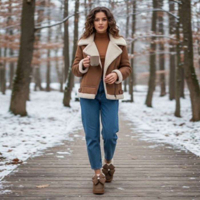 Papuci de casa imblaniti L737maro [7]