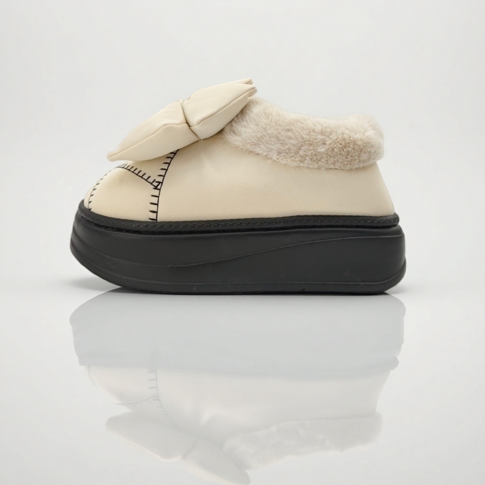 Papuci de casa imblaniti L737crem [2]