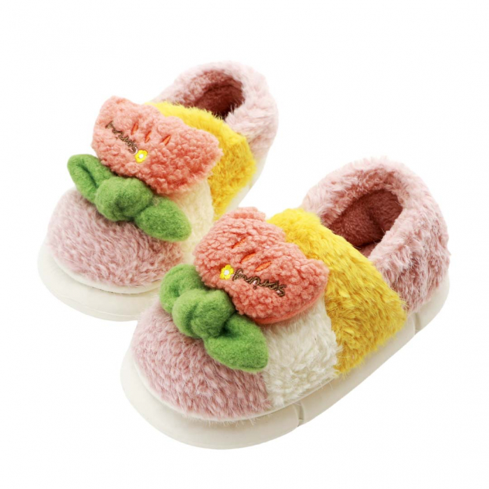 Papuci de casa pufosi 43079D-56roz [7]