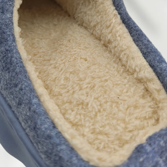 Papuci de casa pufosi A-812bleumarin [14]