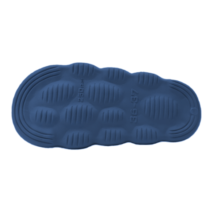 Papuci de casa pufosi A-812bleumarin [13]