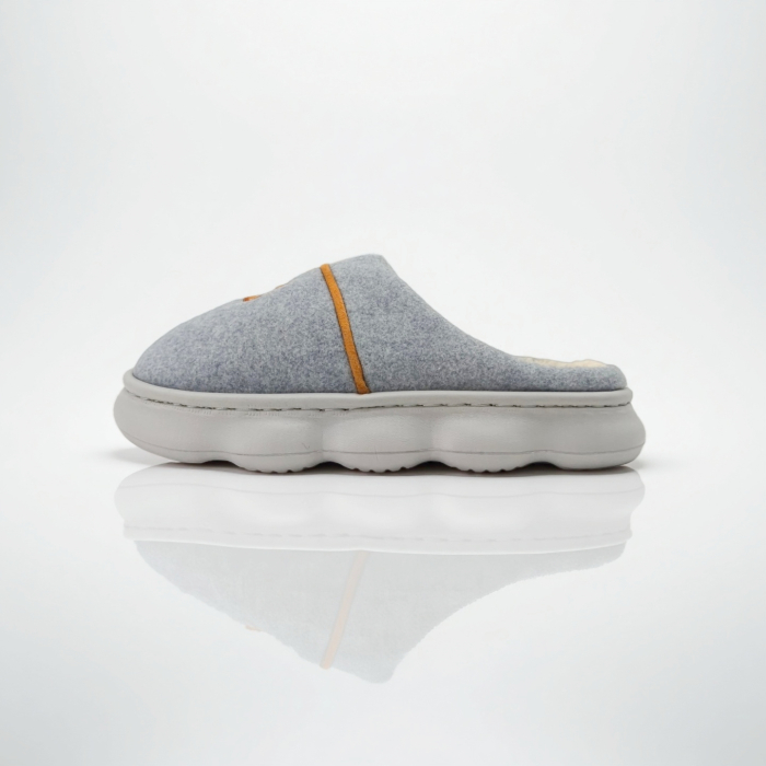 Papuci de casa pufosi A-812gri [3]