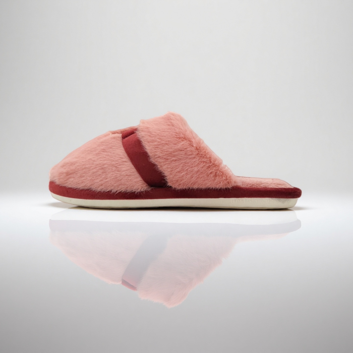 Papuci de casa pufosi WF910roz [3]