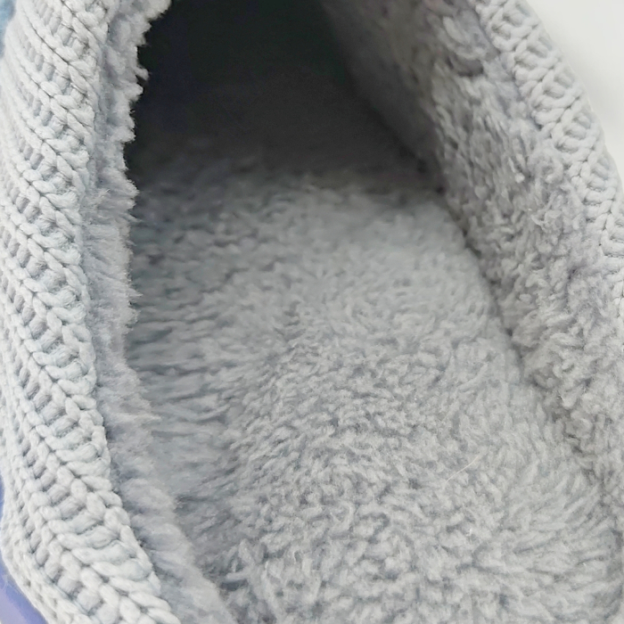 Papuci de casa pufosi A-821albastru [12]