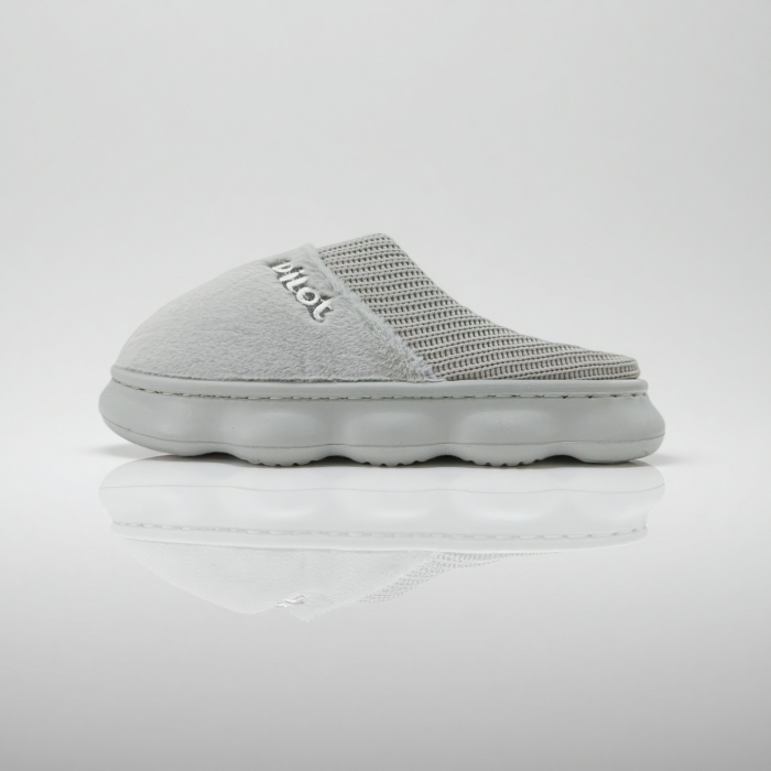 Papuci de casa pufosi A-821gri [3]