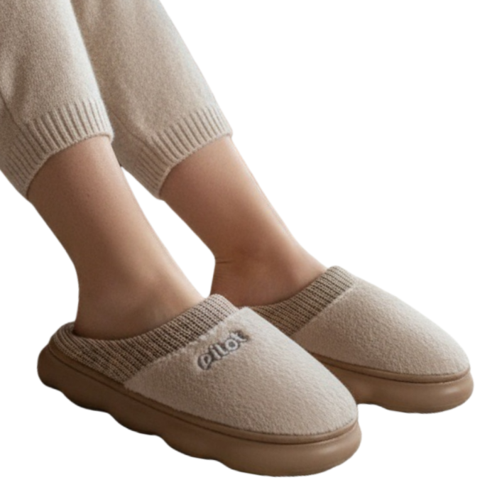 Papuci de casa pufosi A-821bej [2]