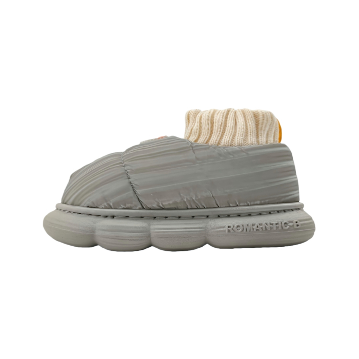 Papuci captusiti din bumbac 43079B-85gri [2]