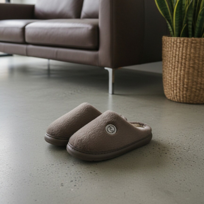 Papuci de casa pufosi D367maro [5]