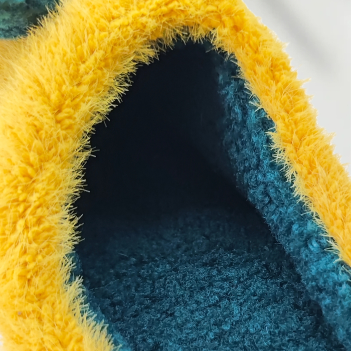 Papuci de casa pufosi F-23galben [8]