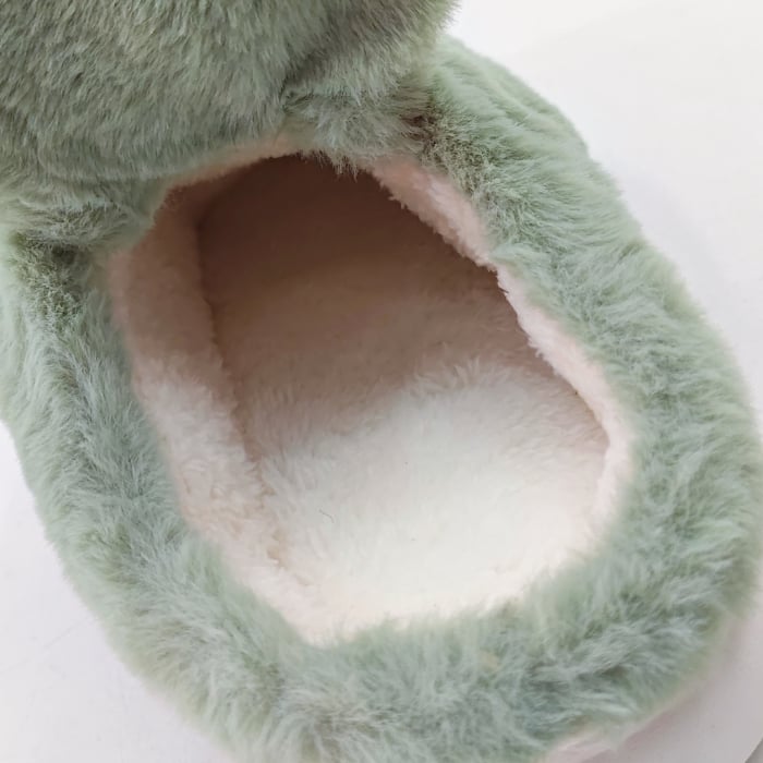 Papuci de casa pufosi F-7verde [4]