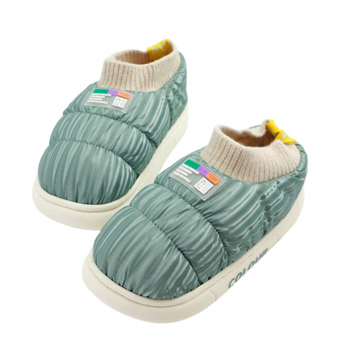 Papuci captusiti din bumbac 43079D-58verde [1]