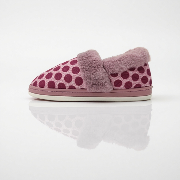 Papuci de casa pufosi L605mov [3]