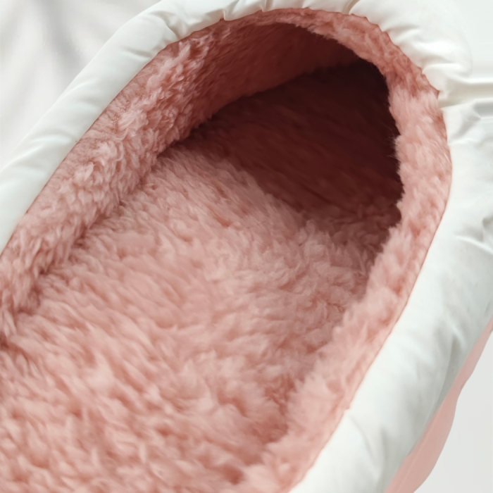 Papuci de casa pufosi L666roz [9]